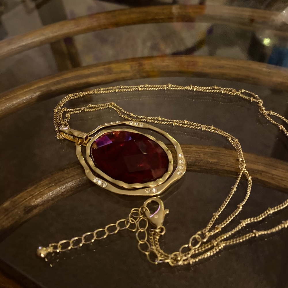 Red And Gold Necklace